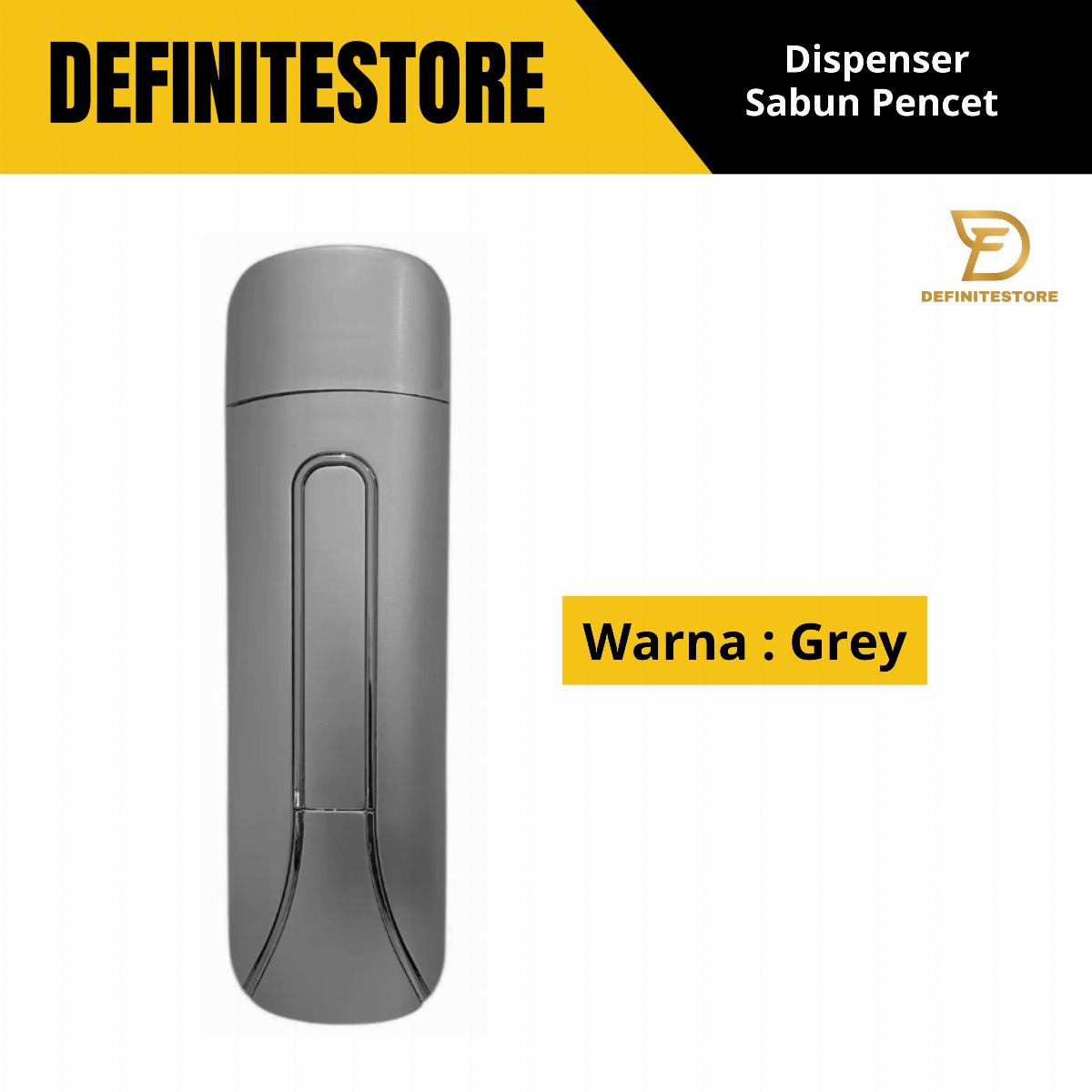 TEMPAT SABUN CAIR SOAP DISPENSER MODEL PENCET - GREY