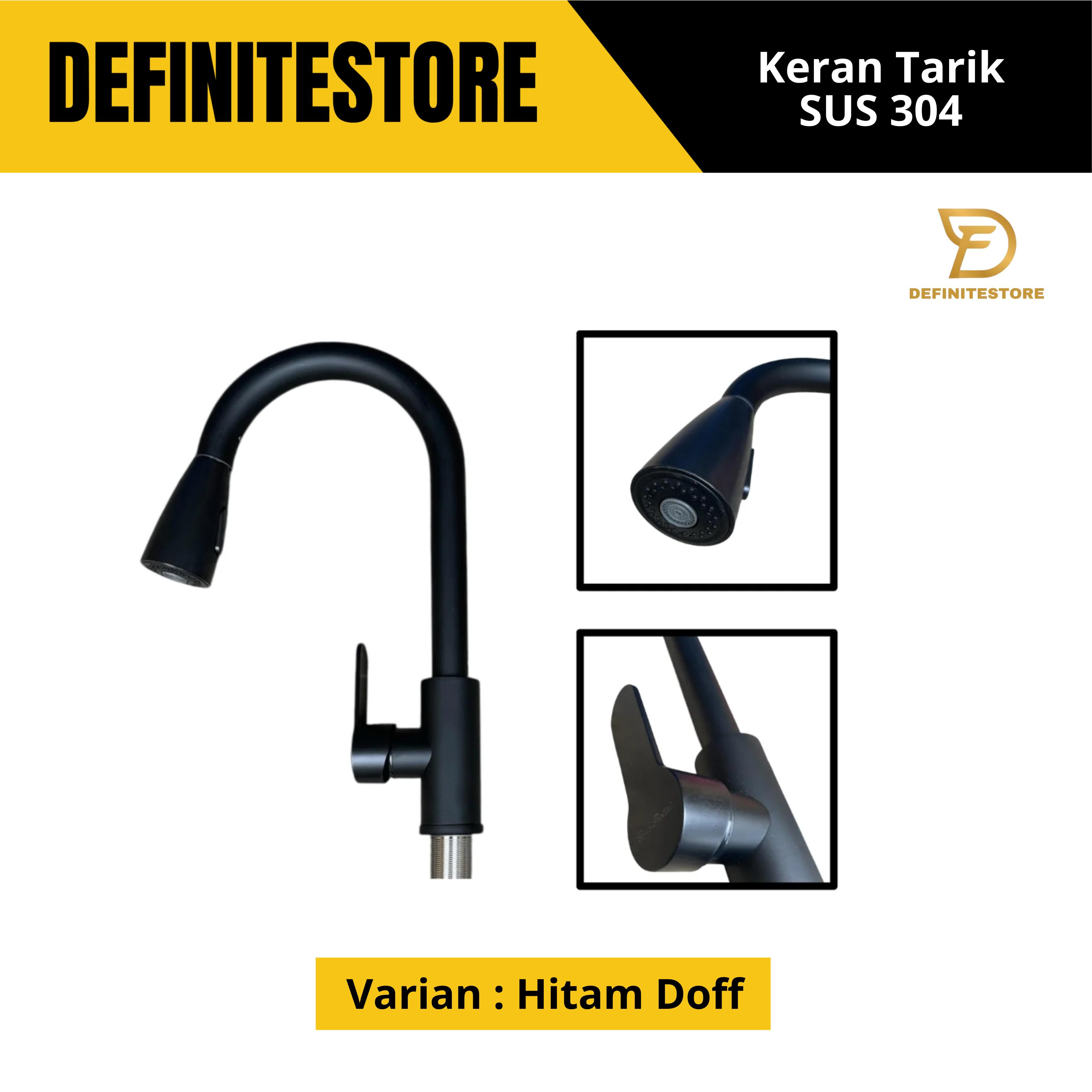 Kran Cuci Piring Tarik Kran Dapur Kran Sink Flexible Kran Angsa K
