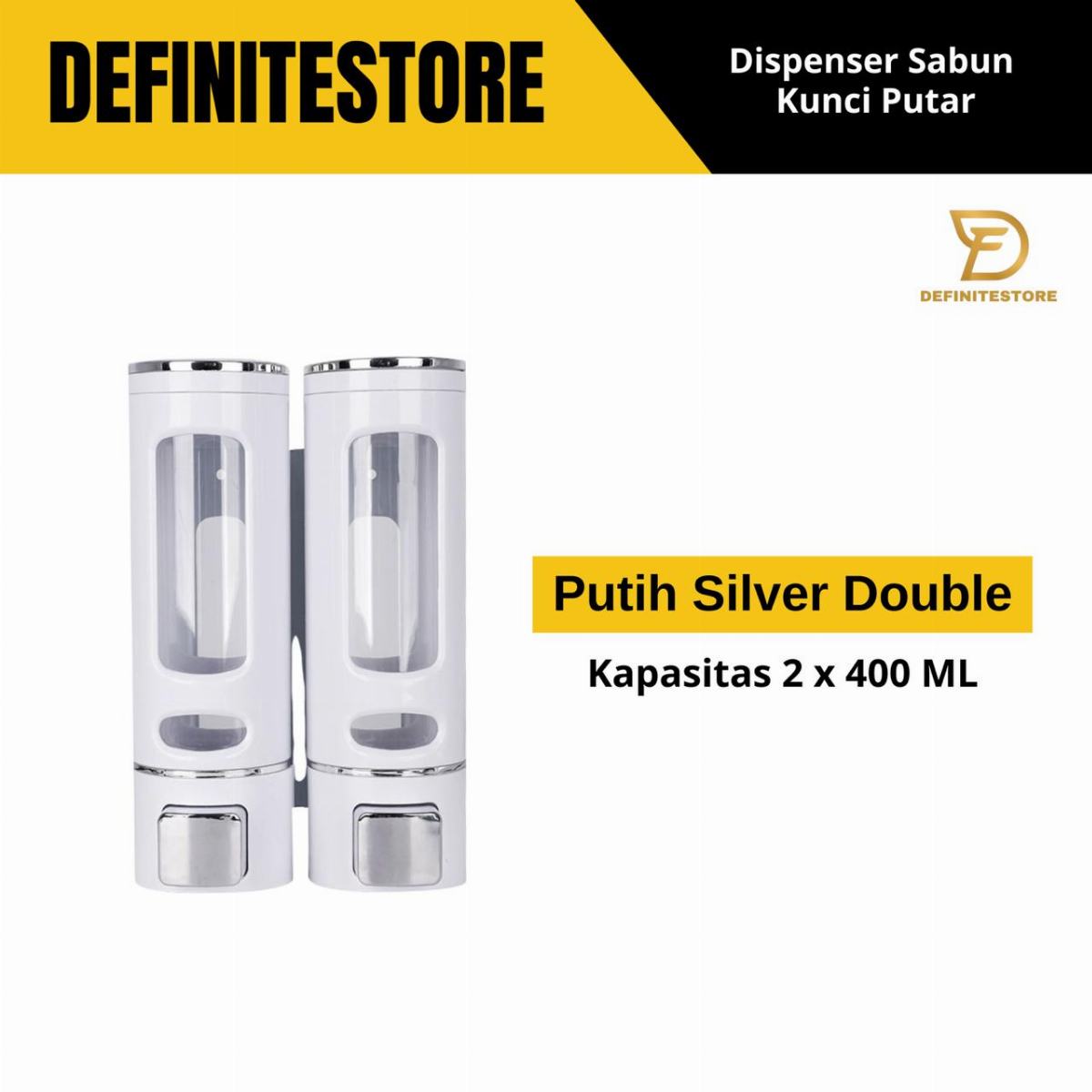 TEMPAT SABUN CAIR 400ML MODEL TEKAN PENCET