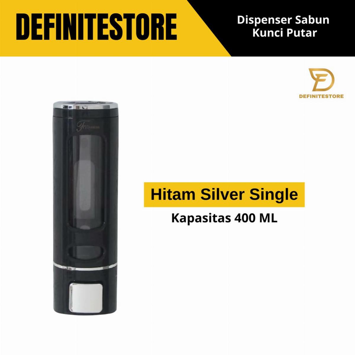 TEMPAT SABUN CAIR 400ML MODEL TEKAN PENCET