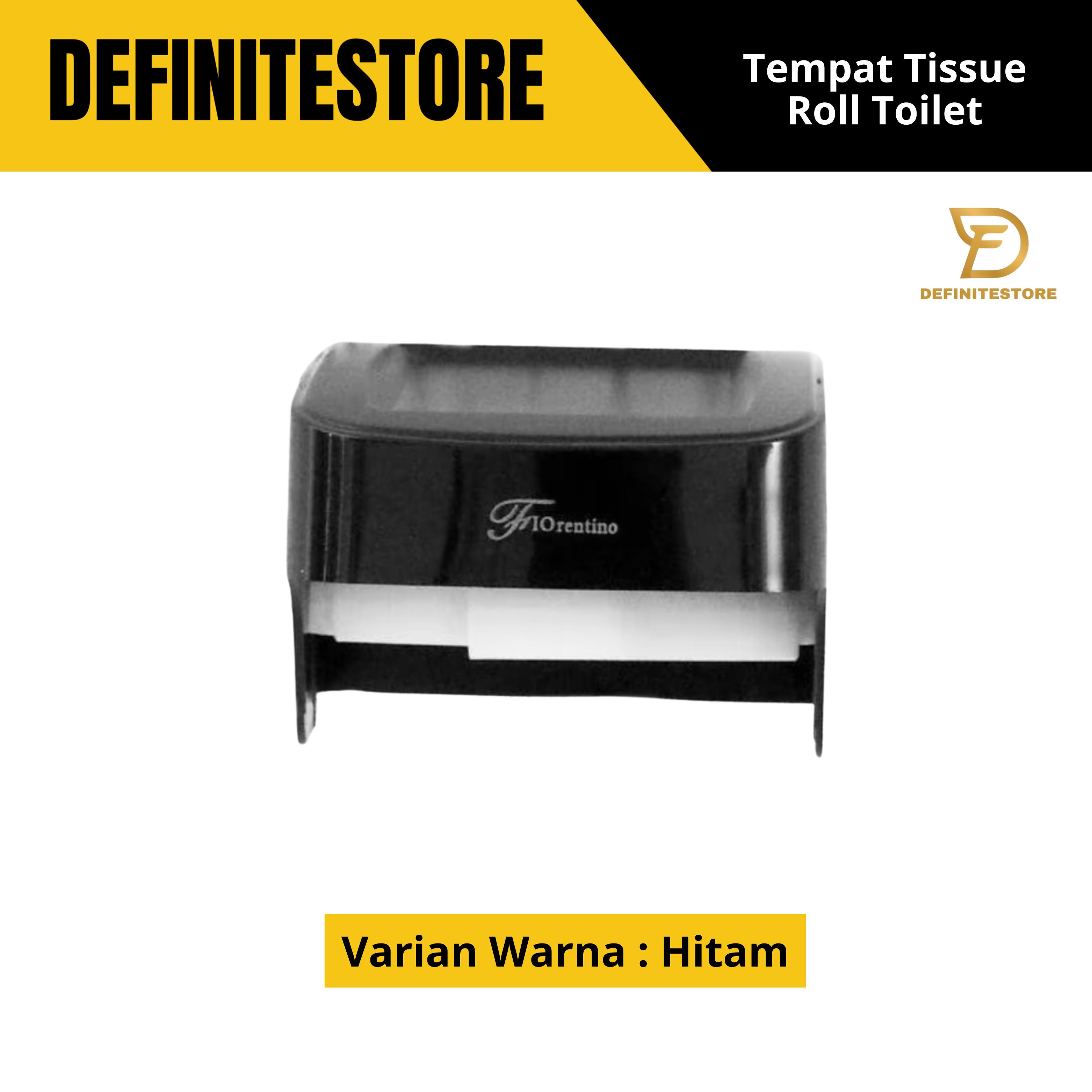 Tempat Tisu Gulung / Tissue Roll Kamar Mandi -HITAM