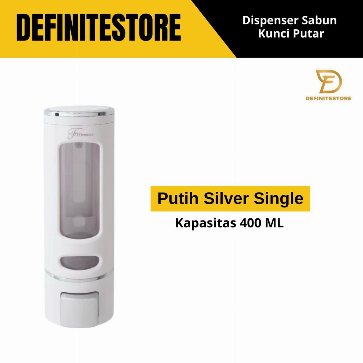 TEMPAT SABUN CAIR 400ML MODEL TEKAN PENCET