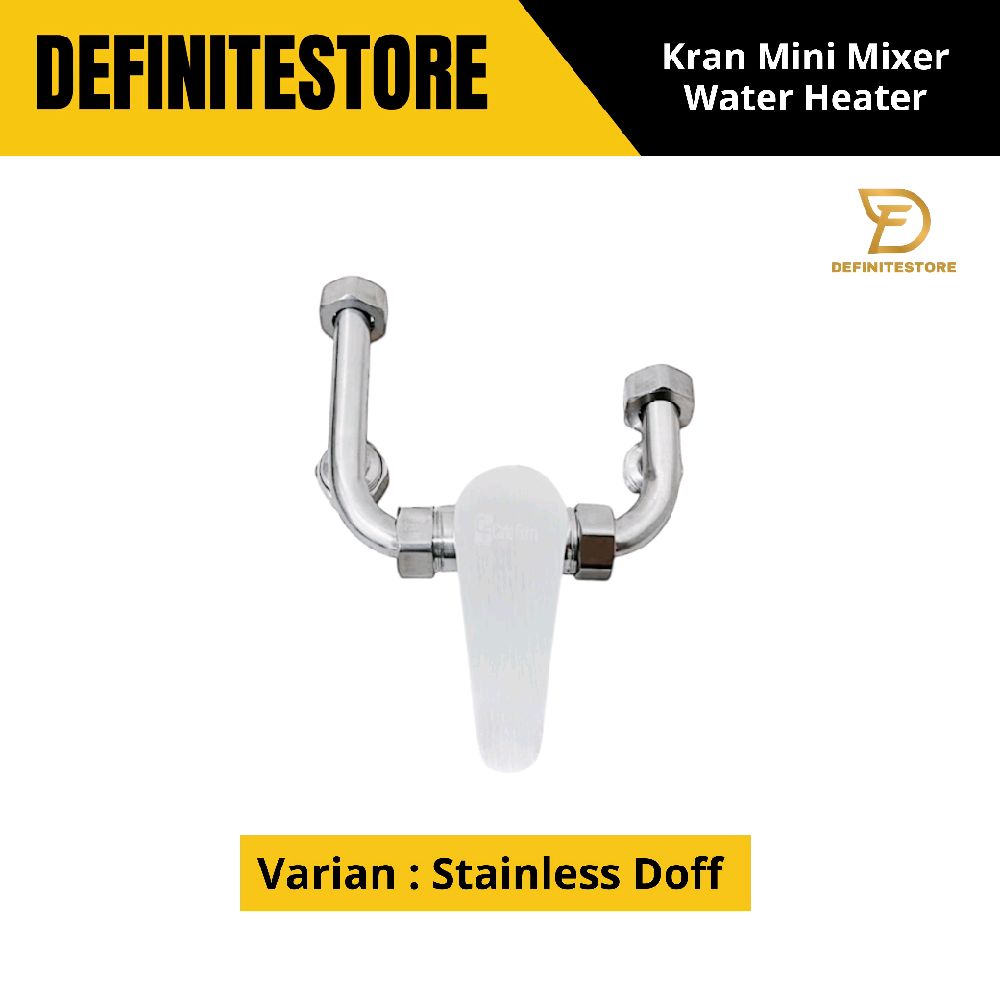 KRAN MINI MIXER INSTANT PANAS DINGIN WATER HEATER TANPA BOBOK DOF